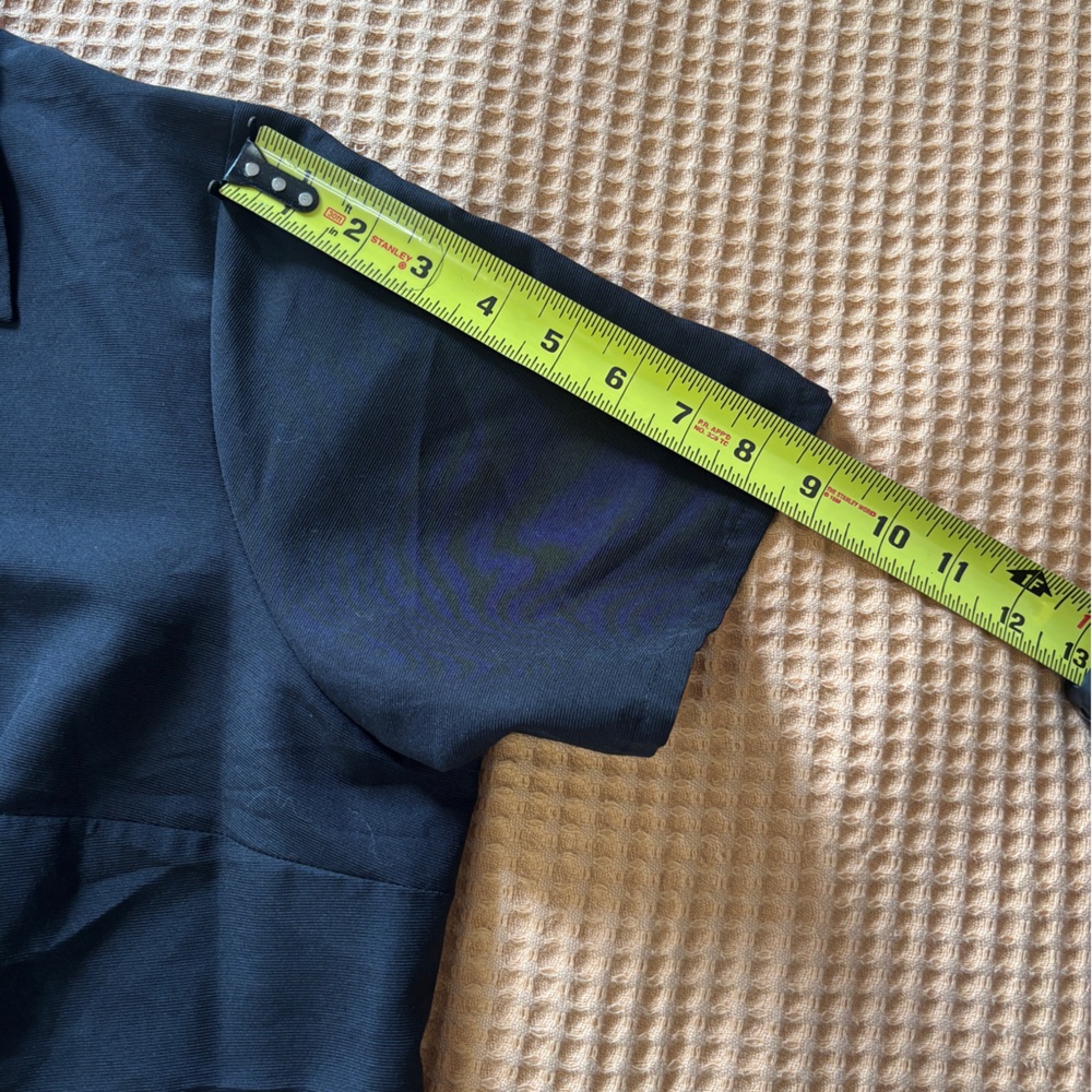 EUC Vintage Laura Scott Button-Down Short-Sleeve Black Shirt | Women’s Plus 20W - Picture 14 of 16